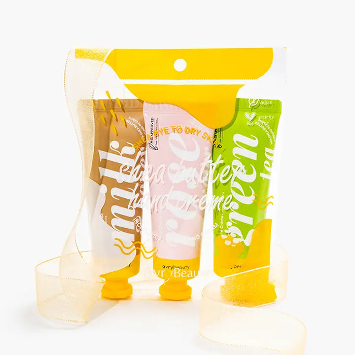 Shea Butter Lotion Trio: Milk & Honey, Rose & Green Tea