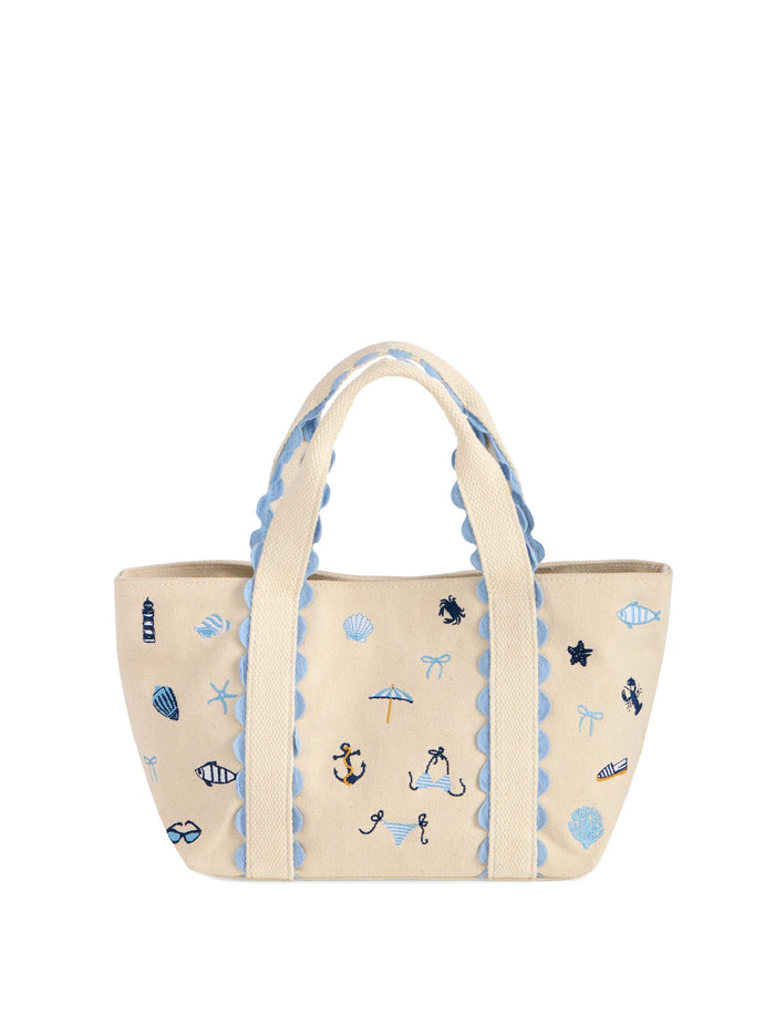 Coastal Icons Mini Tote Natural