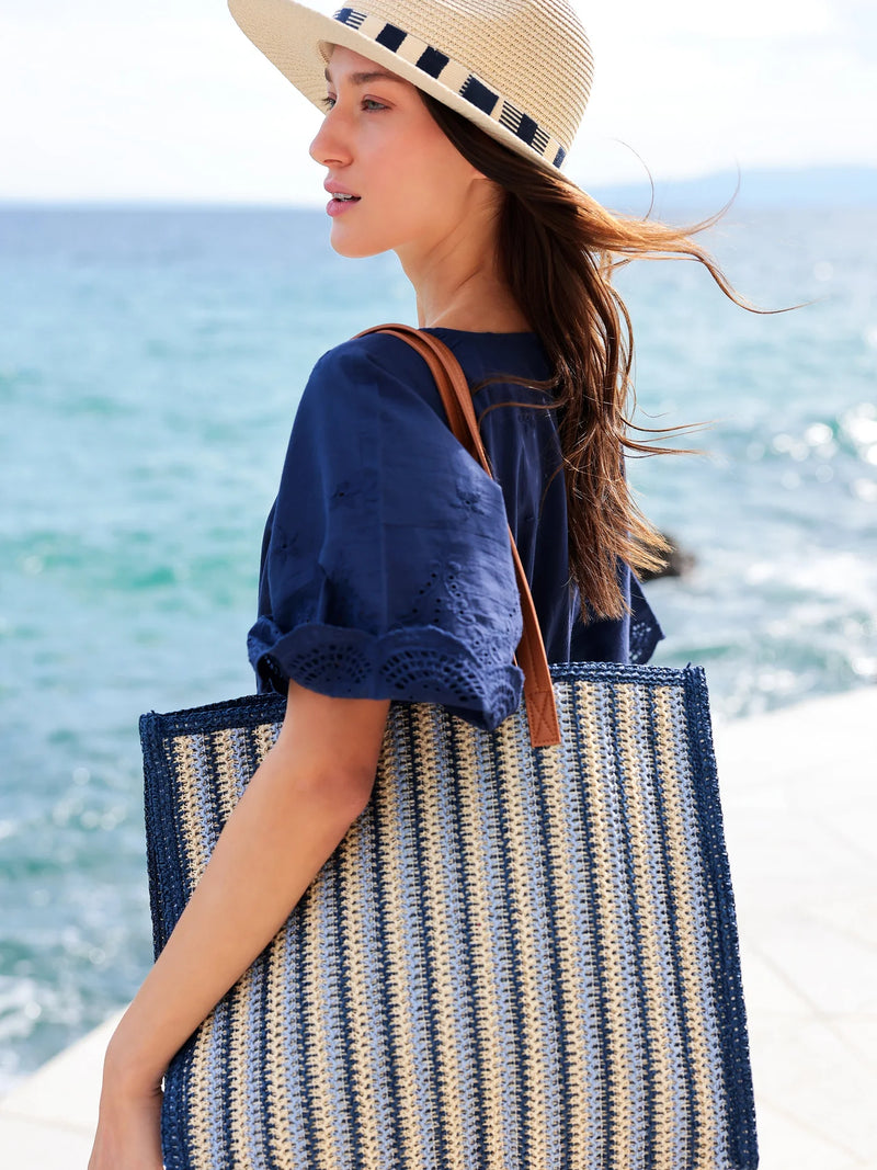 Maya Tote Blue