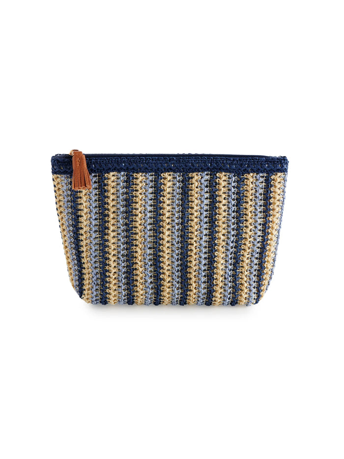 Maya Zip Pouch Blue
