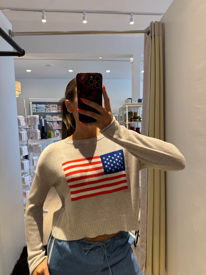 Sienna Patriot Sweater Natural Heather