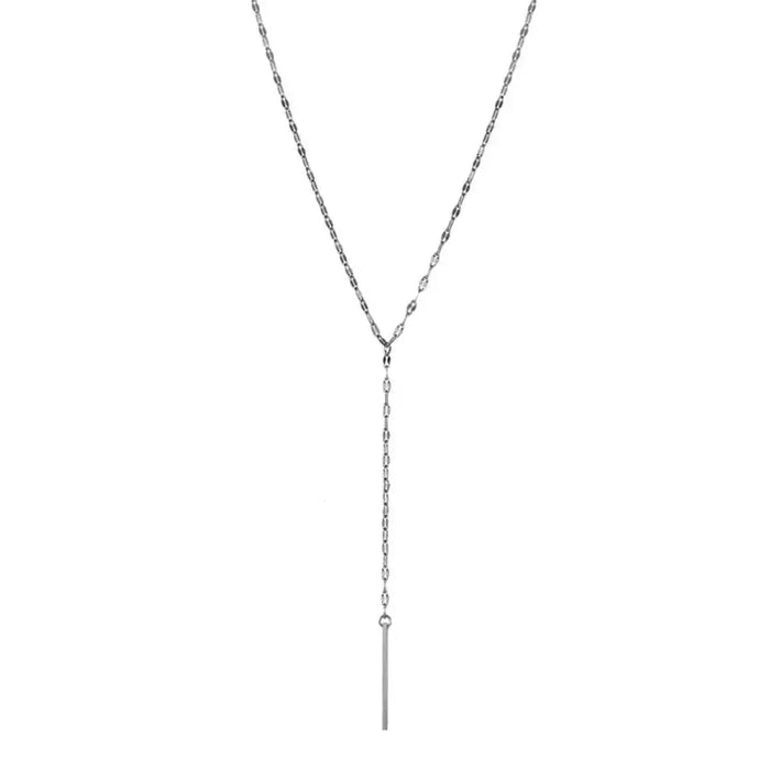 Silver Shimmer Lariat