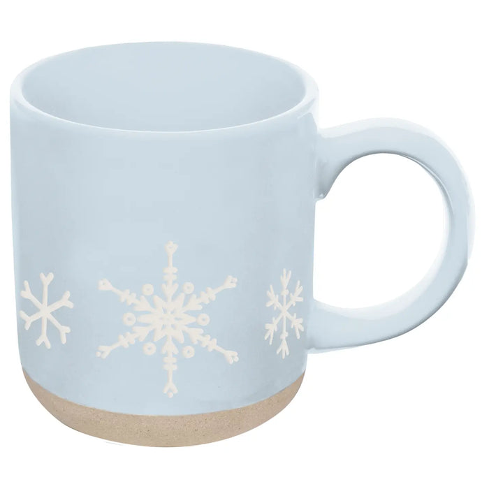 Snowflakes Stoneware Coffee Mug