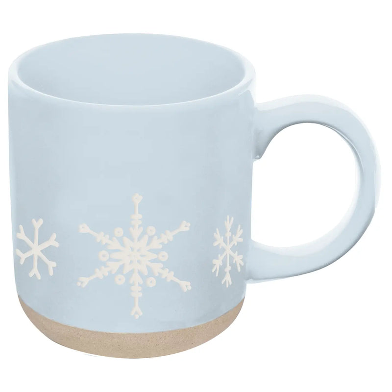 Snowflakes Stoneware Coffee Mug
