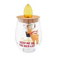 Glass & Light-Up Stopper Set