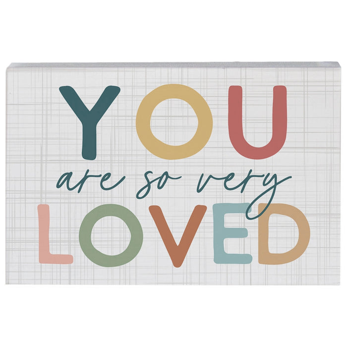 So Very Loved Colorful Sign
