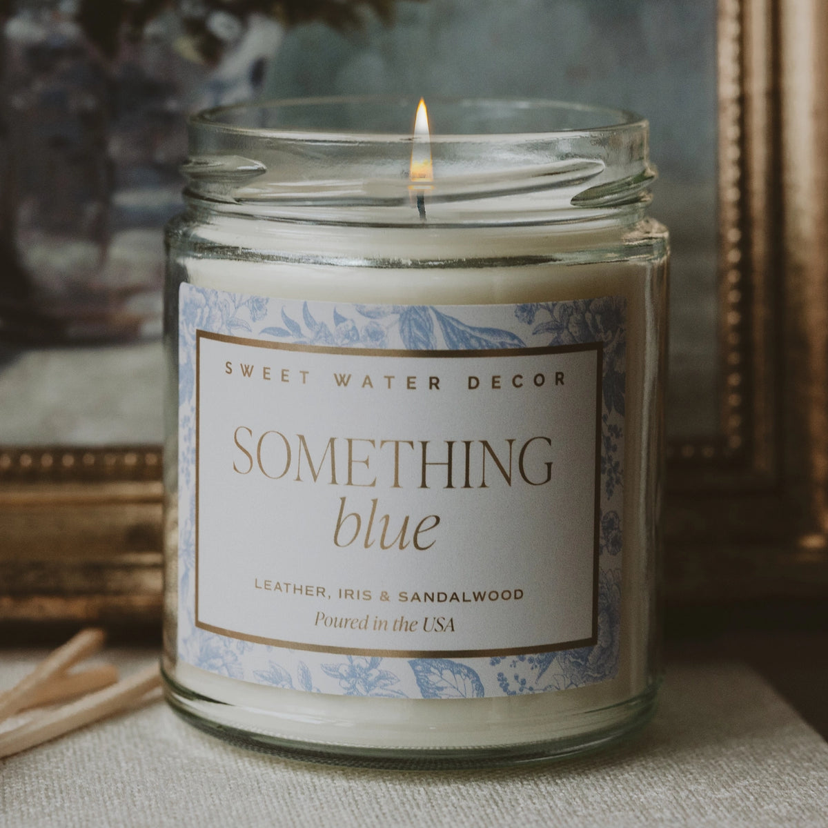Something Blue Soy Candle 9oz