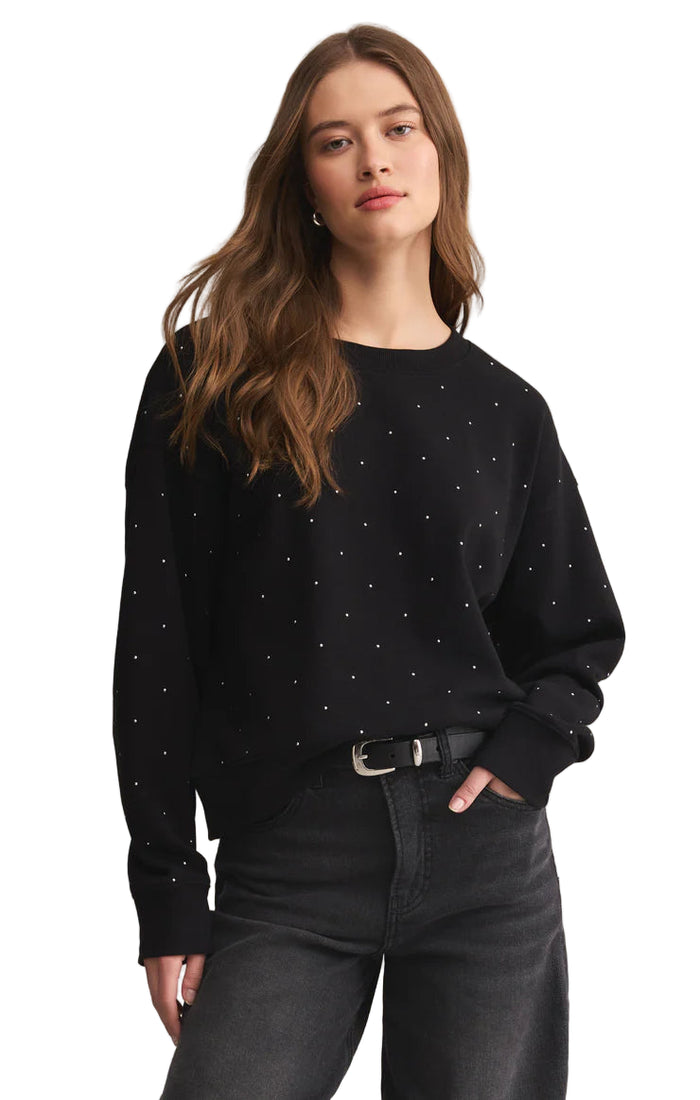 Sparkle Crew Neck Sweatshirt
