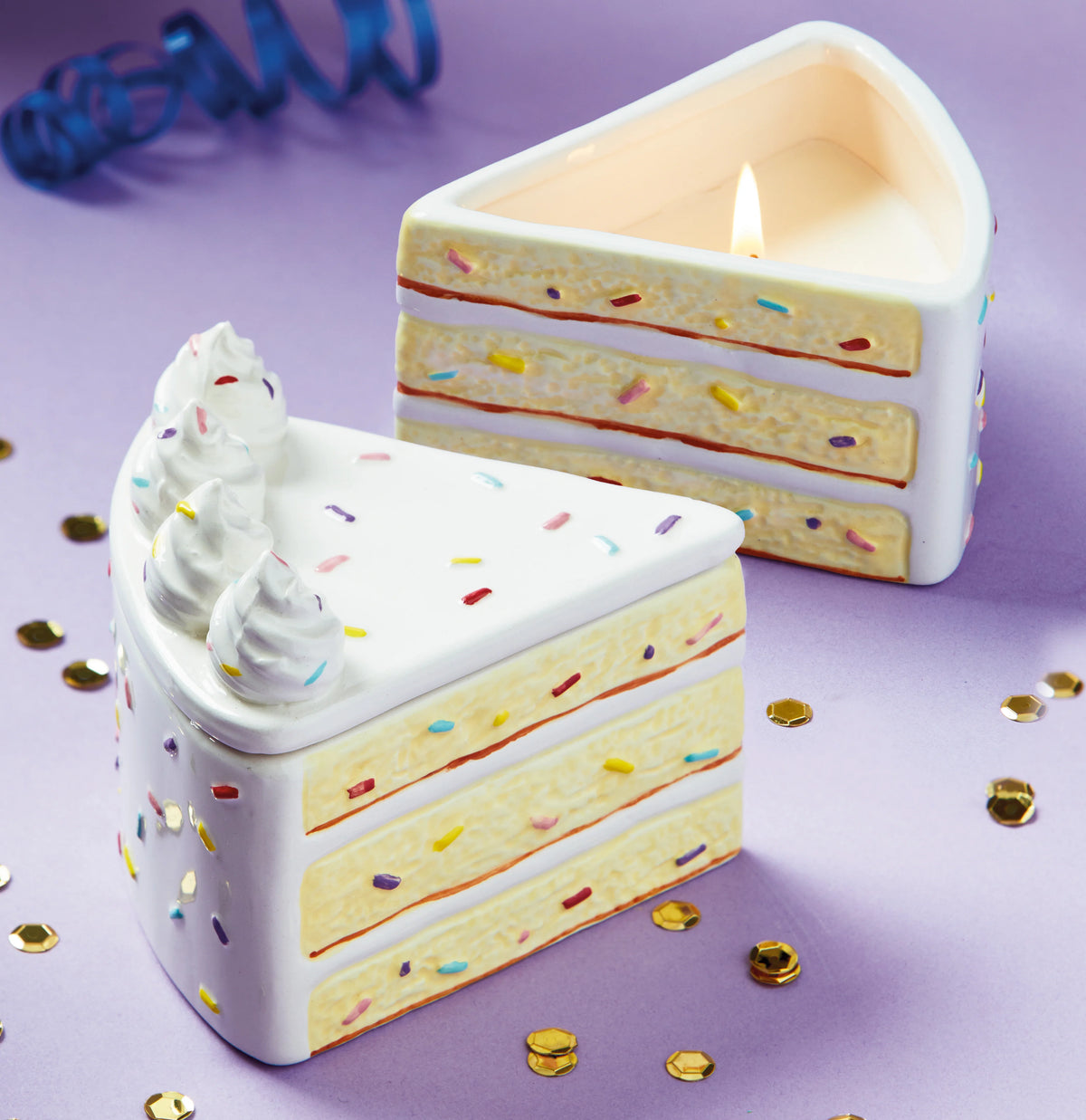 Sprinkle Cake Candle