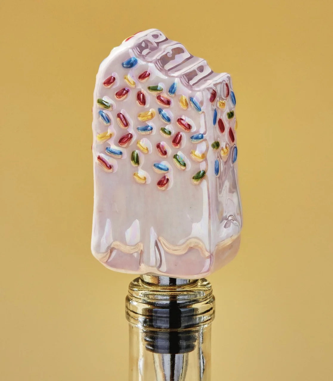 Sprinkle Popsicle Bottle Stopper