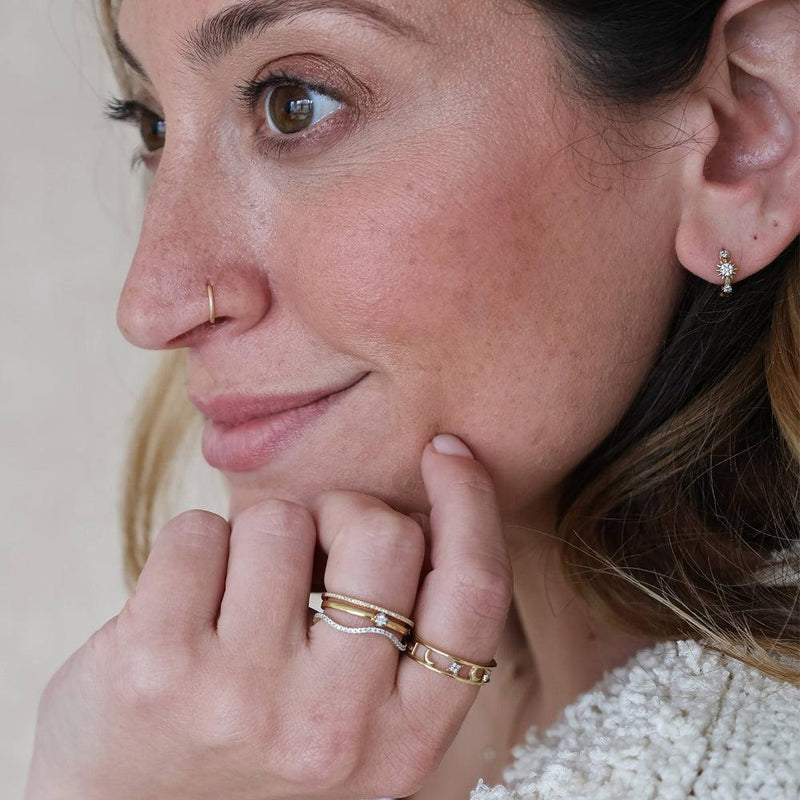 Star of the Show Hoop Earrings