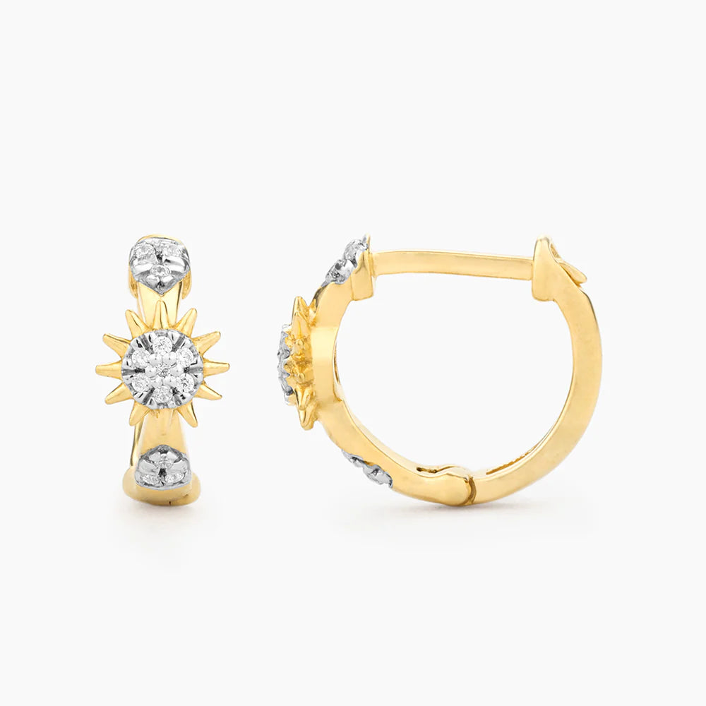 Star of the Show Hoop Earrings