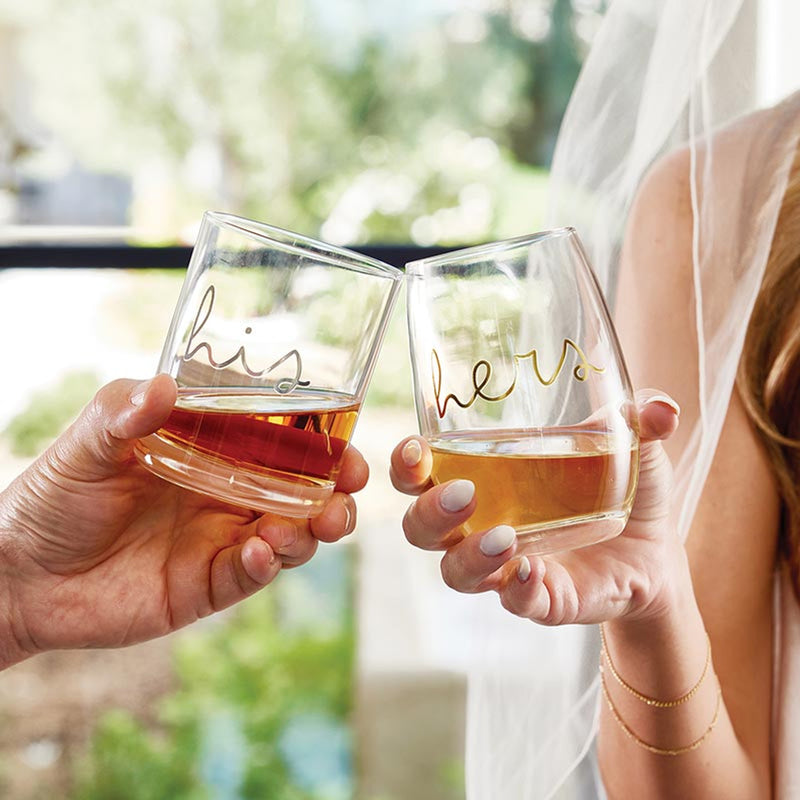 His & Hers Glass Set
