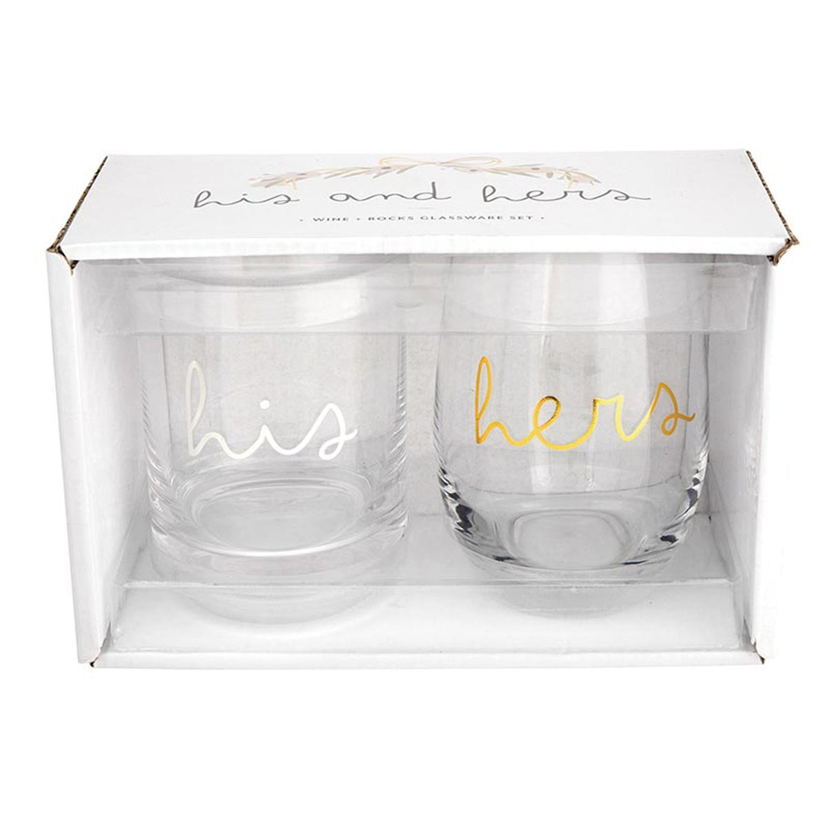 His & Hers Glass Set