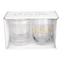 His & Hers Glass Set