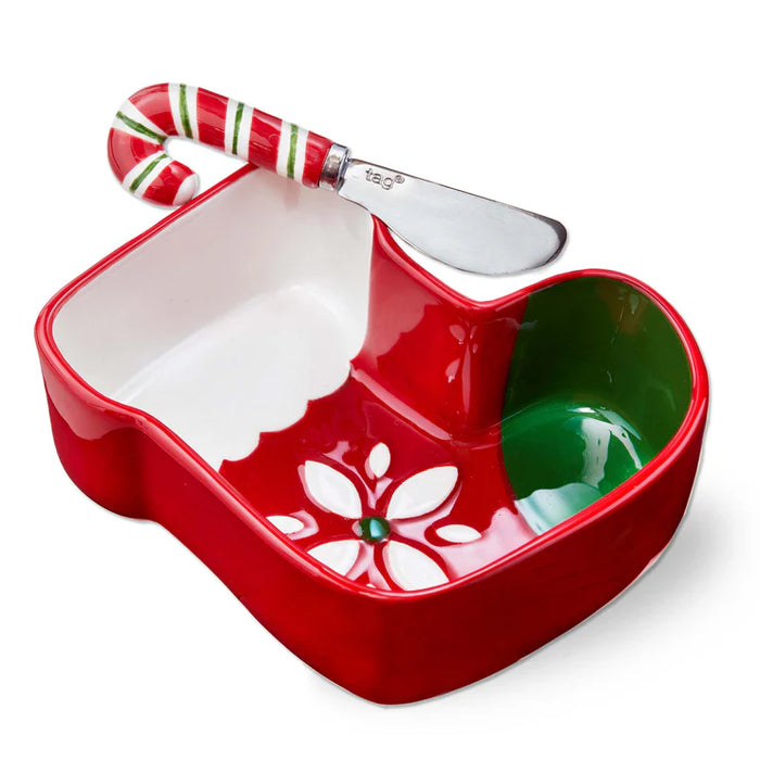 Stocking Bowl & Candy Cane Spreader