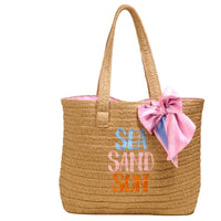 Sea, Sand, Sun Straw & Sun Tote