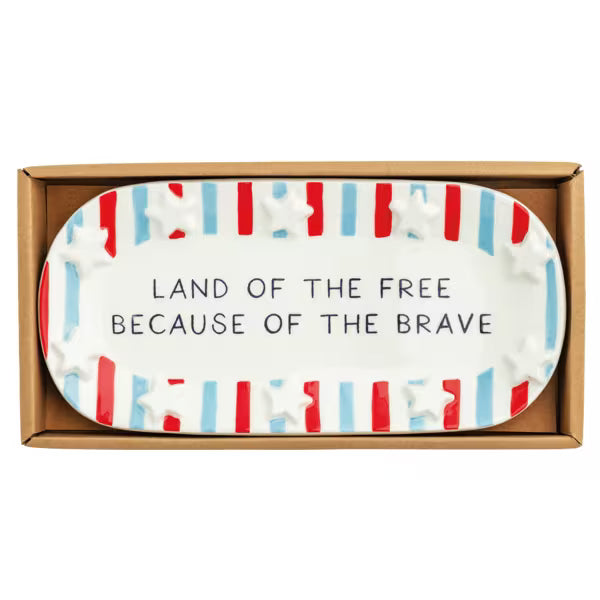 Stripe American Sentiment Tray