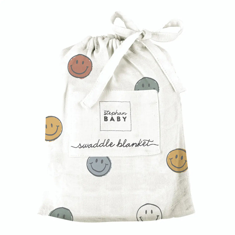 Swaddle Blanket Smiley Faces