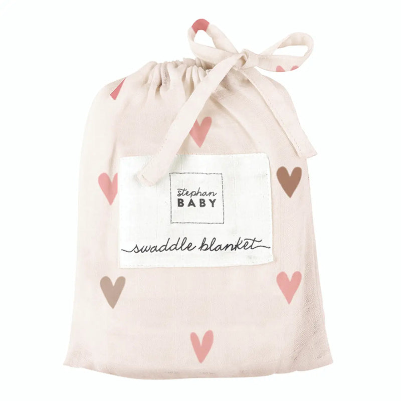 Swaddle Blanket Hearts