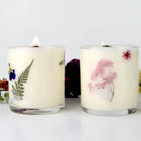 Sympathy Flower Candle