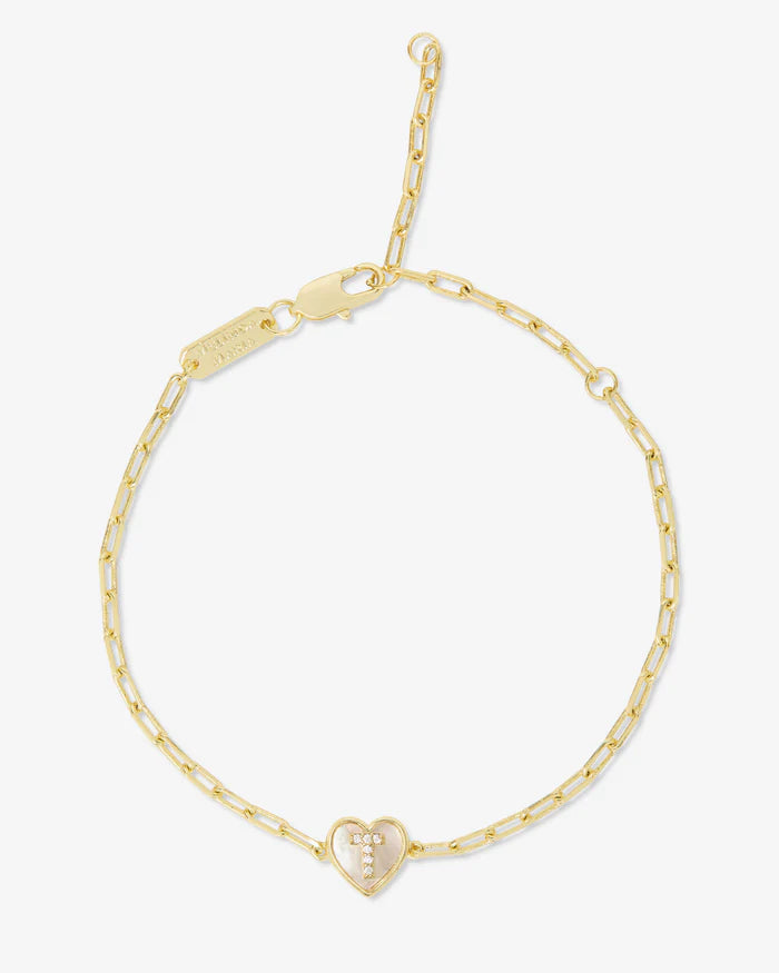 Baby Love Letters Heart Bracelet