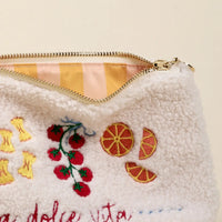 La Dolce Vita Teddy Pouch