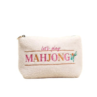 Teddy Pouch Let's Play Mahjong