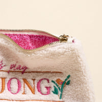 Teddy Pouch Let's Play Mahjong