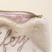 Wifey & Pearls Teddy Pouch