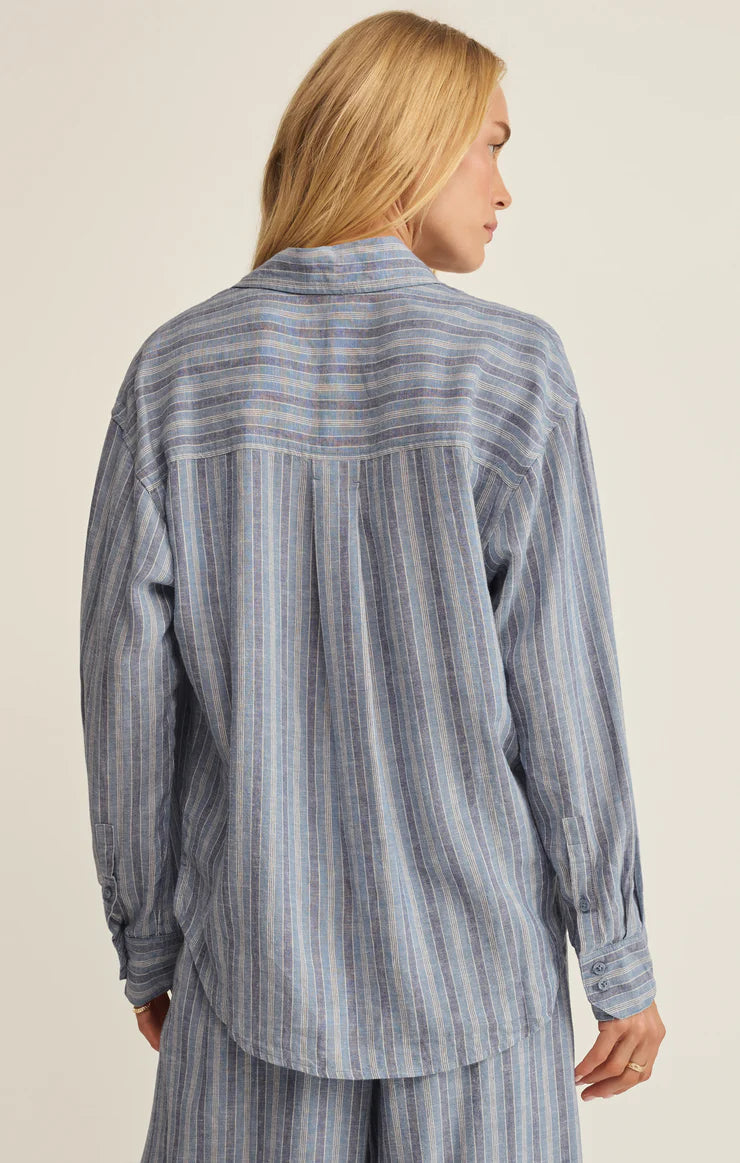The Perfect Striped Button Up