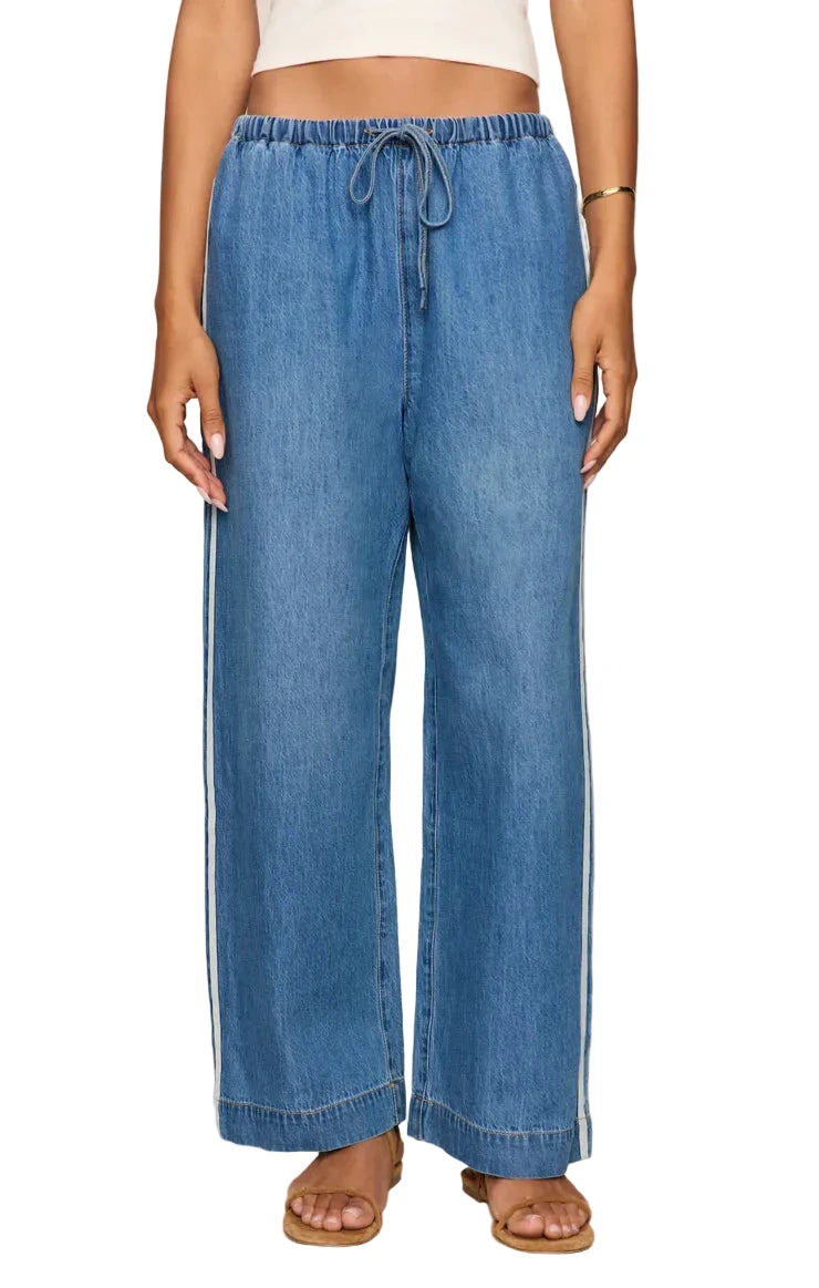 The Sidelines Denim Track Pant Dreamstate