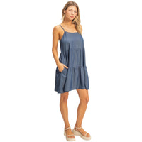 Tiered Spaghetti Strap Dress