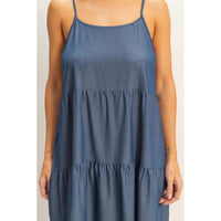 Tiered Spaghetti Strap Dress