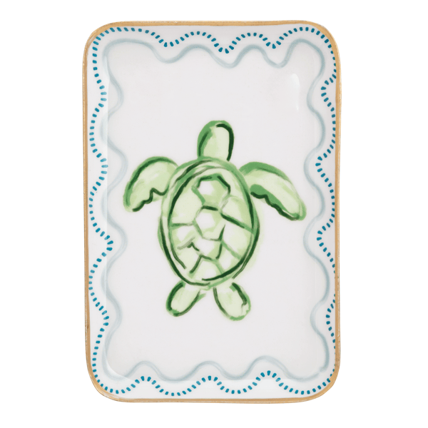 Turtle Sea Enamel Tray