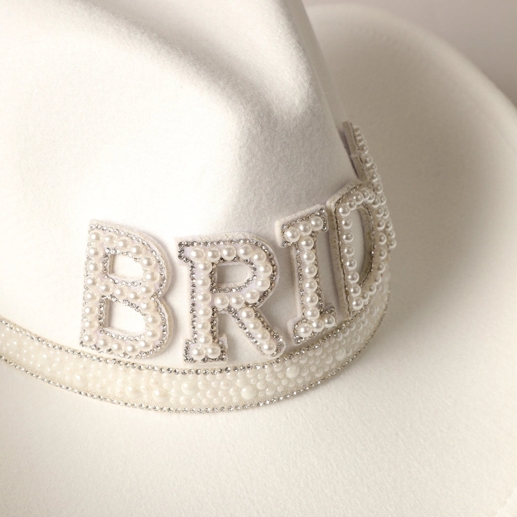 Bride Pearl Cowboy Hat