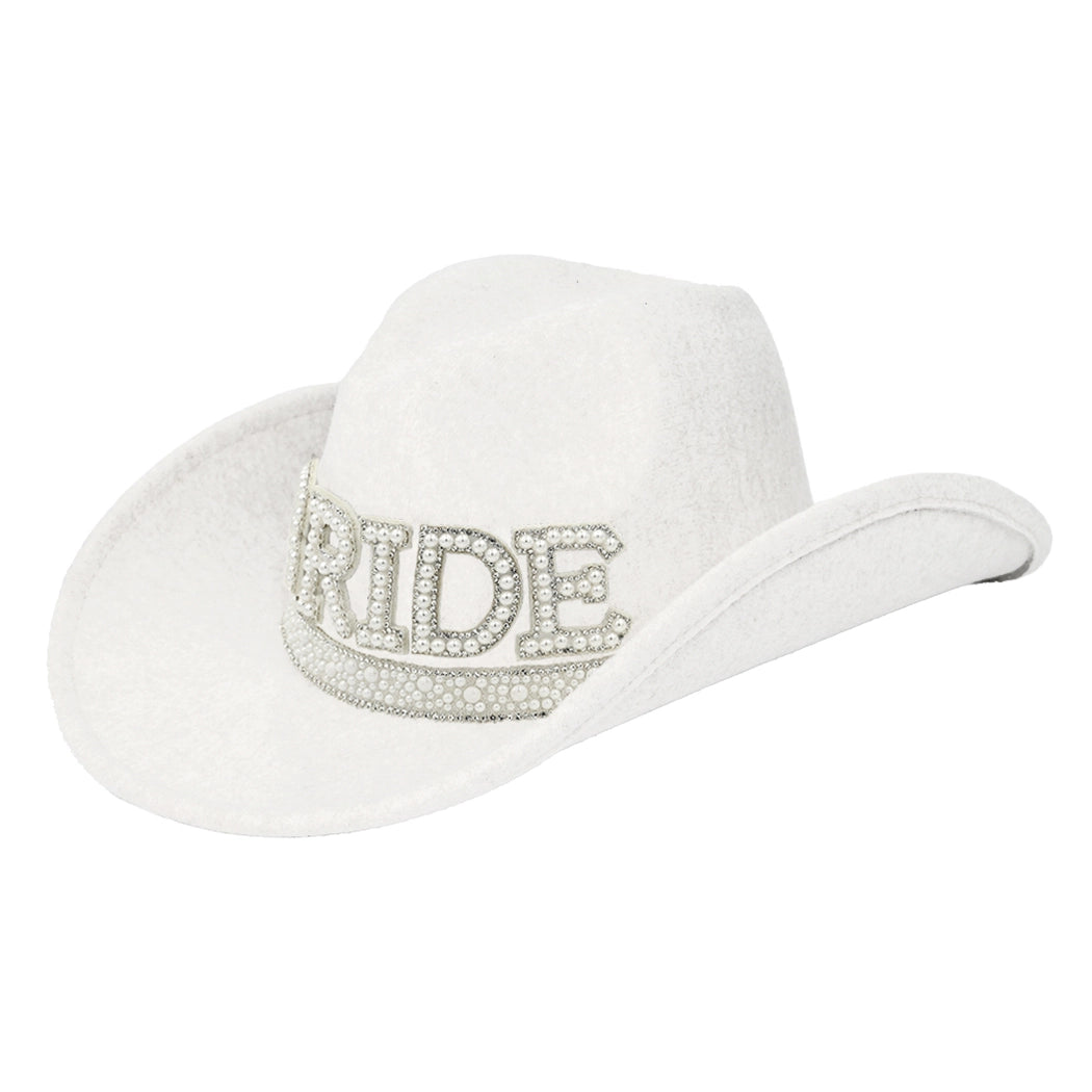 Bride Pearl Cowboy Hat