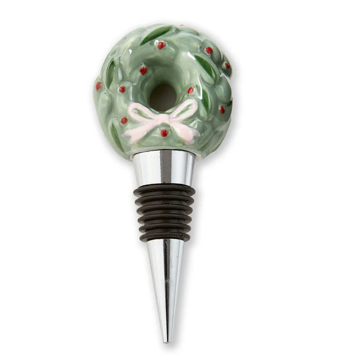 Very Merry Wreathe Bottle Stopper
