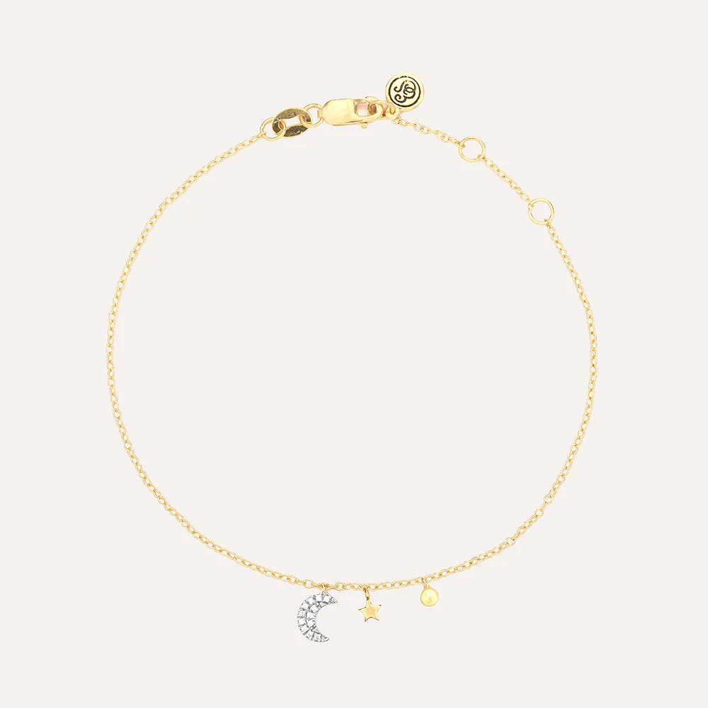 Certainly Celestial Gold Chain Bracelet