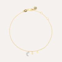 Certainly Celestial Gold Chain Bracelet