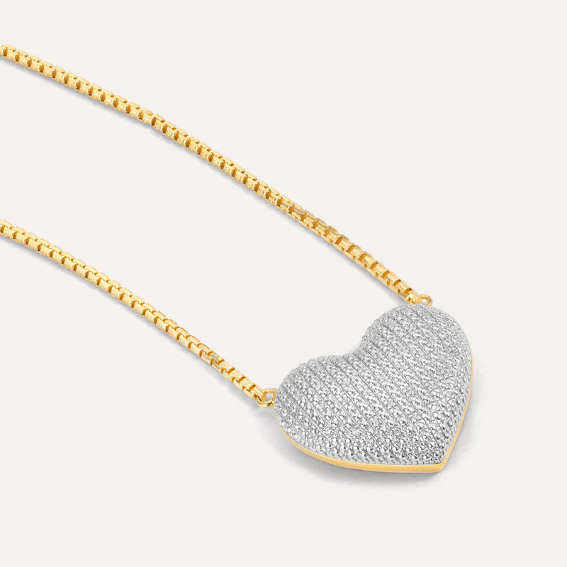 All My Love Large Pendant Necklace Gold