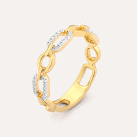 Linked Forever To You Stackale Ring