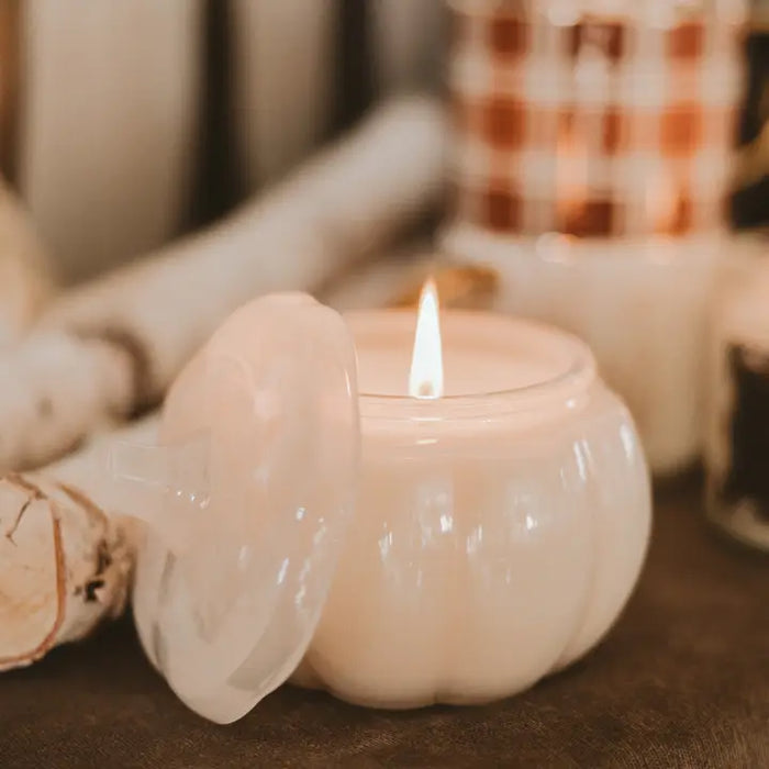 Warm and Cozy Soy Candle 20oz Pumpkin Jar