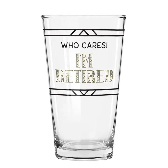 Who Cares Pint Glass