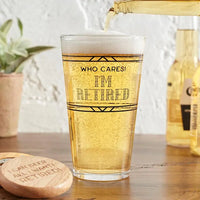 Who Cares Pint Glass