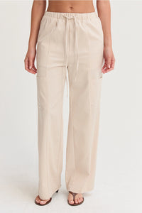 Willow Pull On Tencel Blend Pants Bone