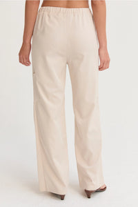 Willow Pull On Tencel Blend Pants Bone