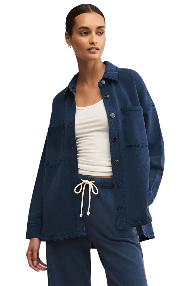 All Day Knit Denim Jacket Indigo