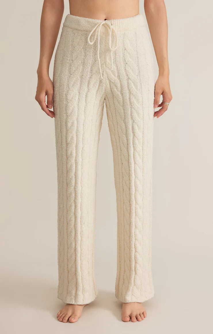 Paige Cable Knit Pant Sea Salt