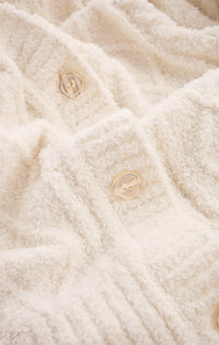 Elsa Cable Cardigan Vanilla Ice